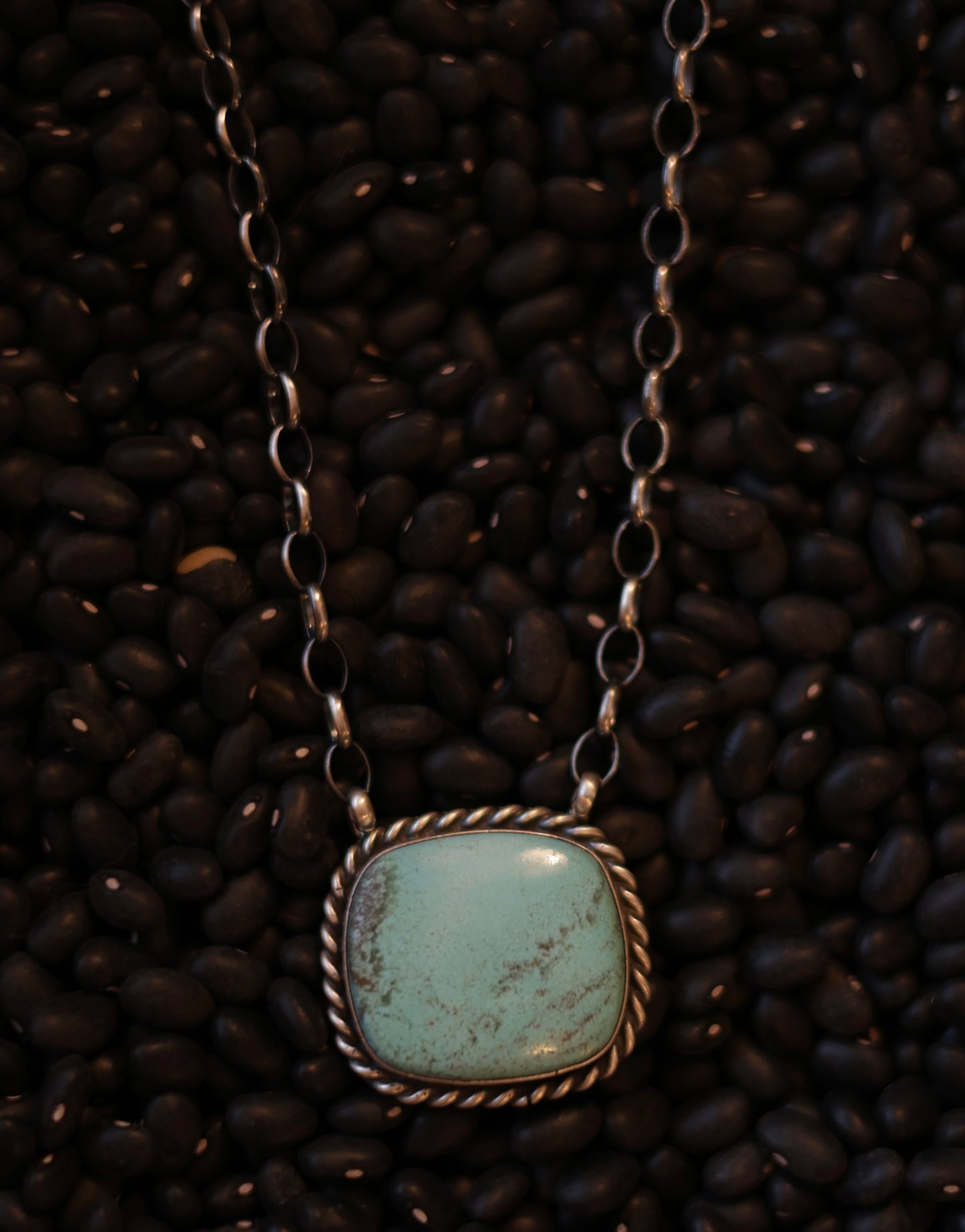Augustine Largo #8 Turquoise Large Bar Necklace