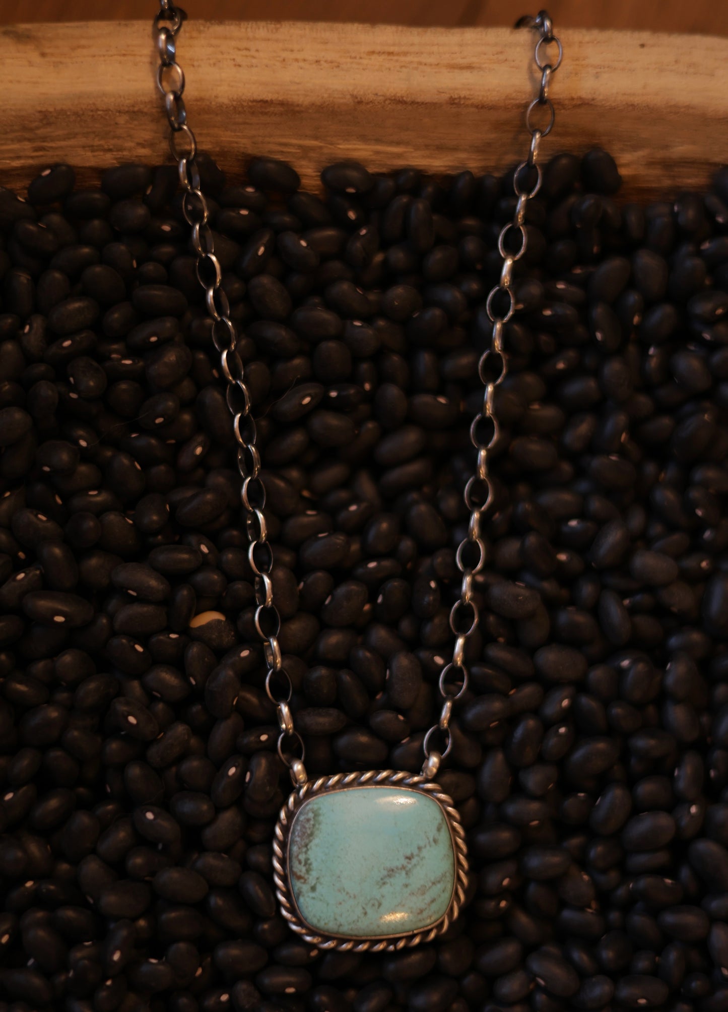 Augustine Largo #8 Turquoise Large Bar Necklace