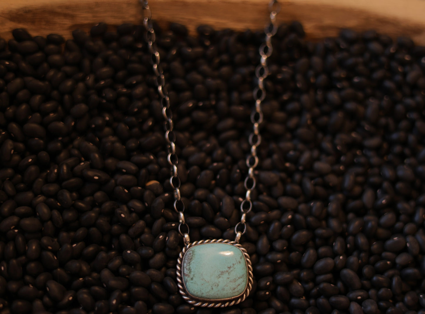 Augustine Largo #8 Turquoise Large Bar Necklace