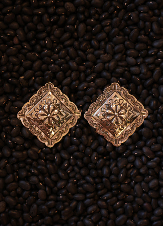 Genevieve Blackg Statement Sterling Stud Earrings