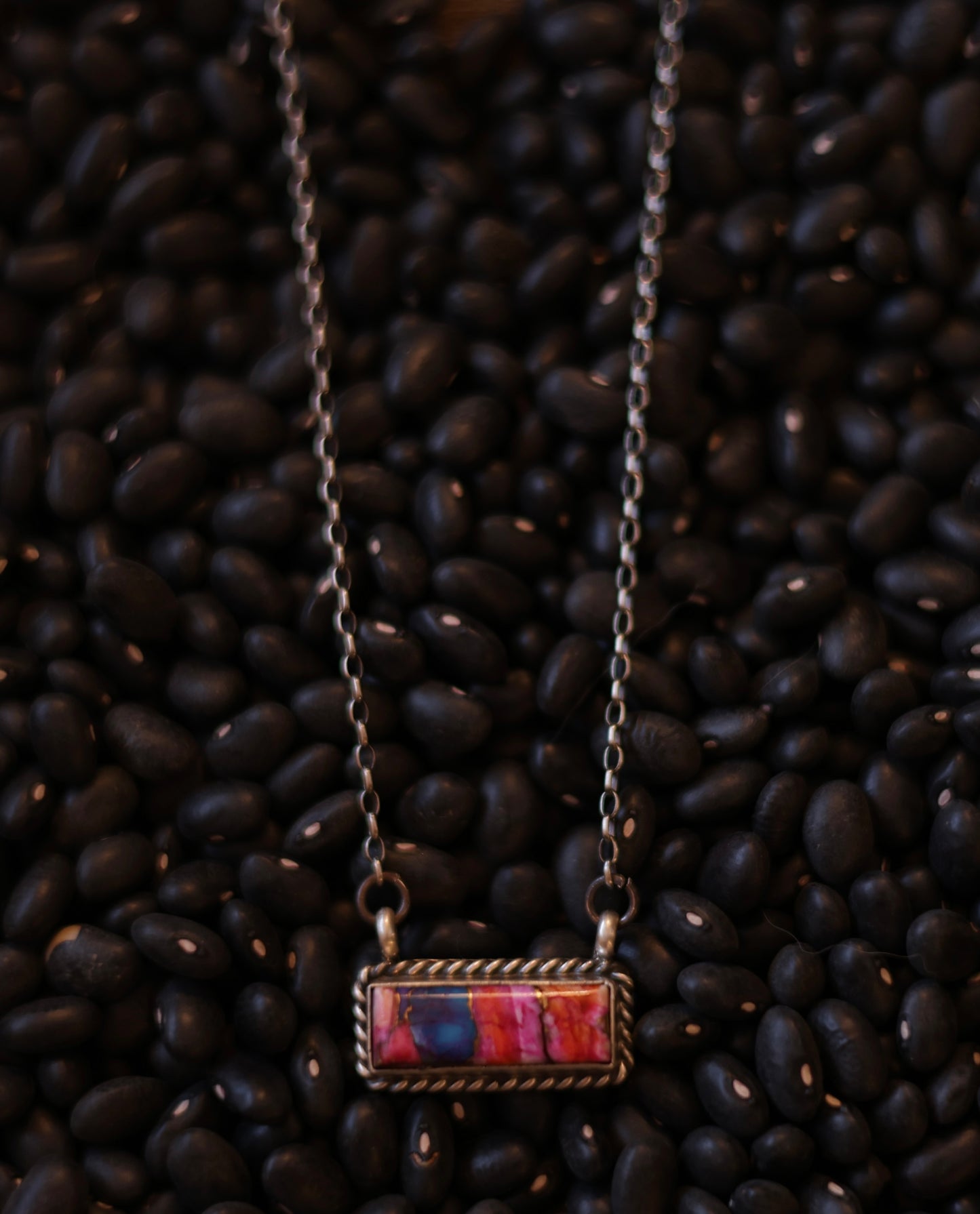 Johnny Dixon Small Dahlia Bar Necklace - Style #2