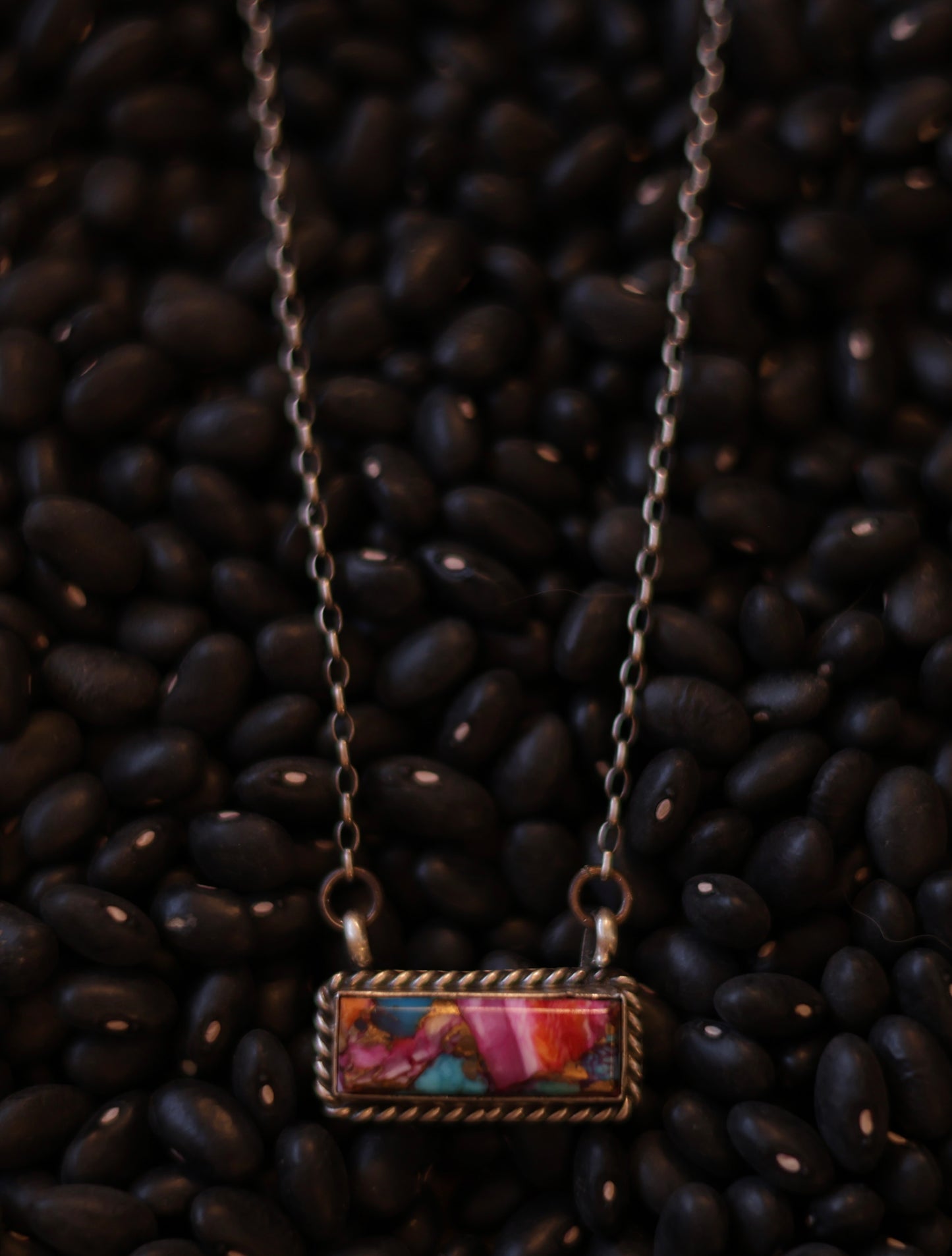 Johnny Dixon Small Dahlia Bar Necklace - Style #3