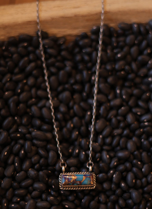 Johnny Dixon Small Dahlia Bar Necklace - Style #4