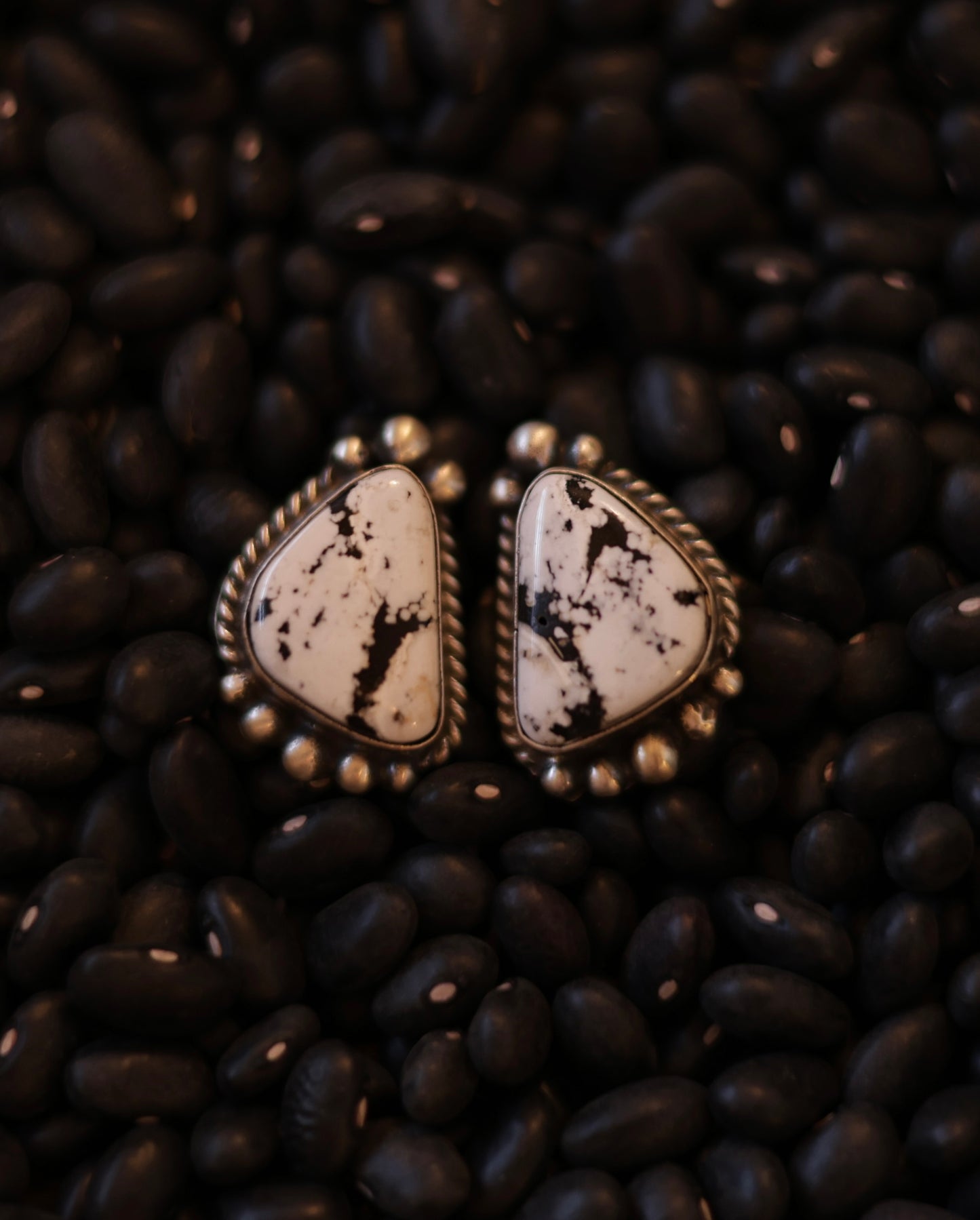 Elouise Kee White Buffalo Stud Earrings - Style #1