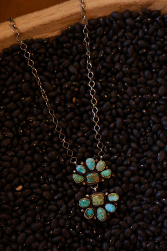 Scott Skeets SS Multi-Stone Navajo Handmade Necklace