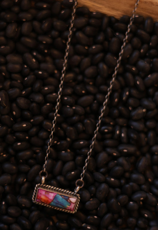 Johnny Dixon Small Dahlia Bar Necklace - Style #1