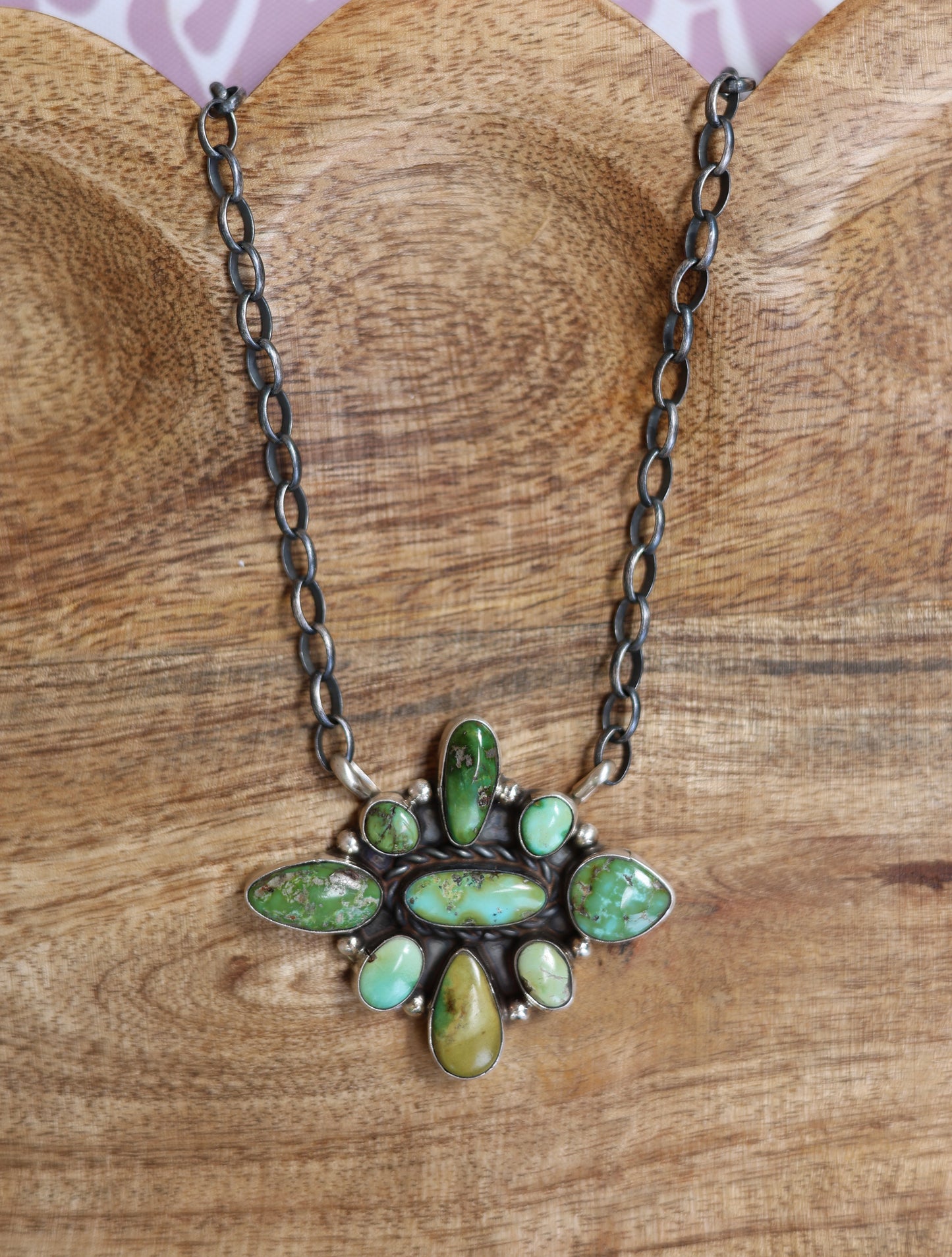 Wilson Dawes High Grade Sonoran Cluster Necklace