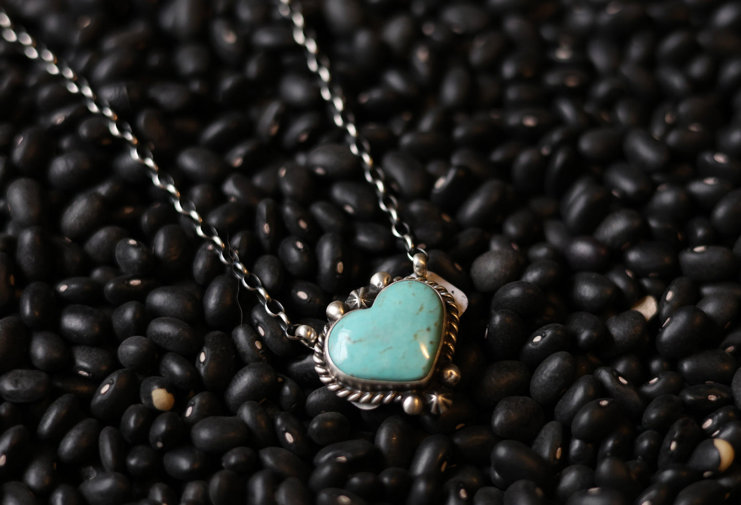 The "Valentine" Kingman Heart Necklace