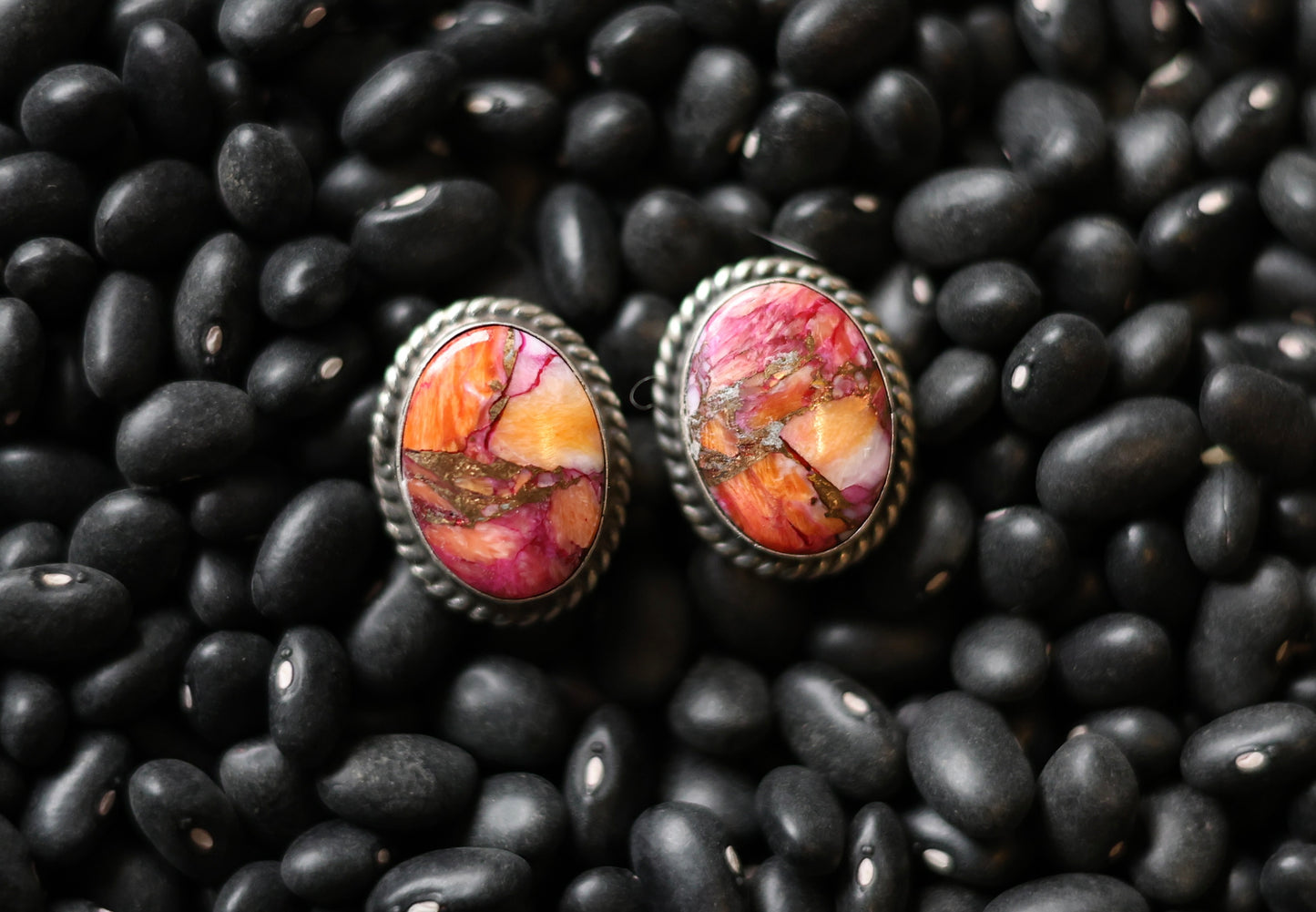 The "Posie" Dahlia Stud Earrings