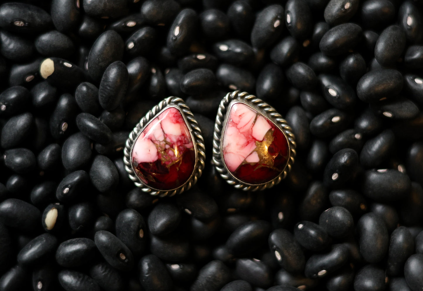 The "Harper" Dahlia Rose Stud Earrings