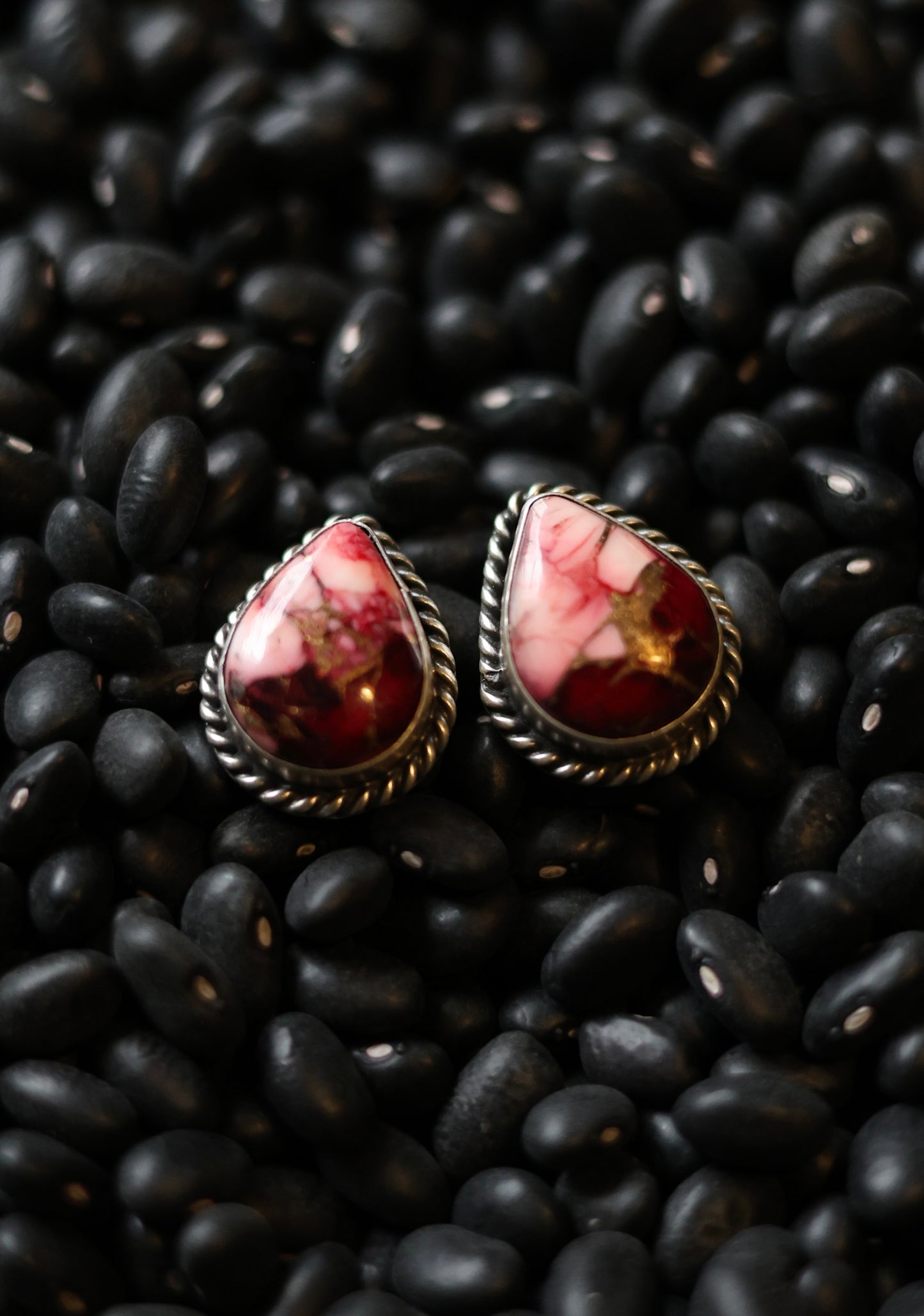 The "Harper" Dahlia Rose Stud Earrings