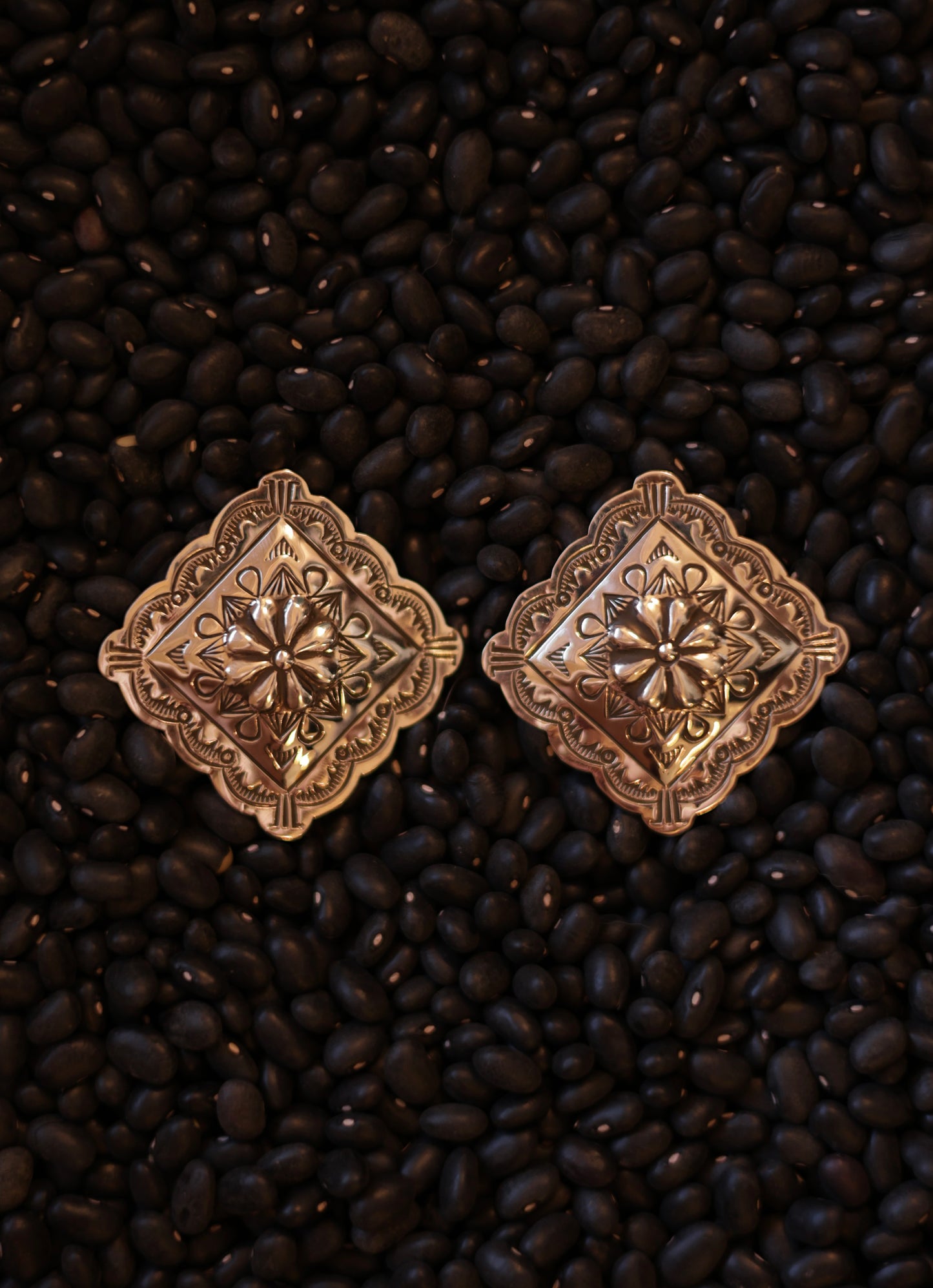 Genevieve Blackg Statement Sterling Stud Earrings