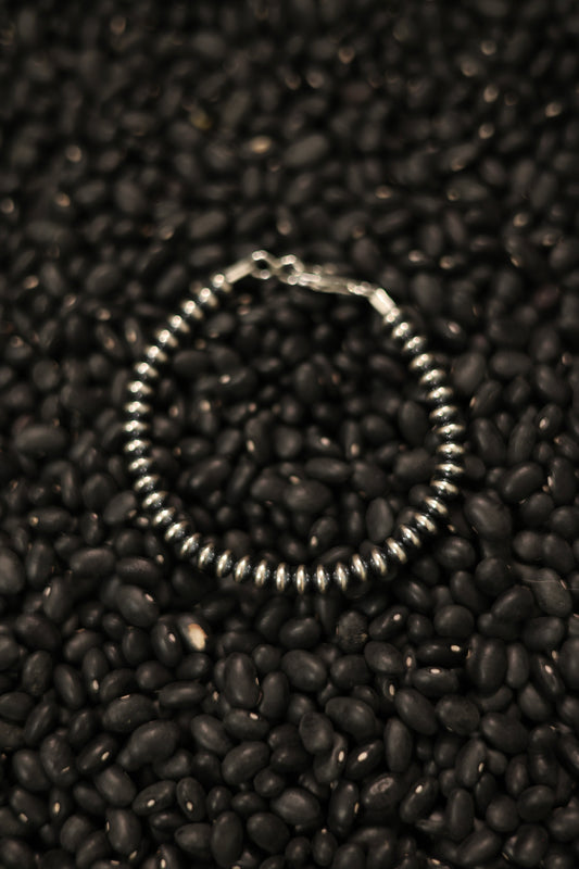 6mm Rondelle Navajo Pearl Bracelet