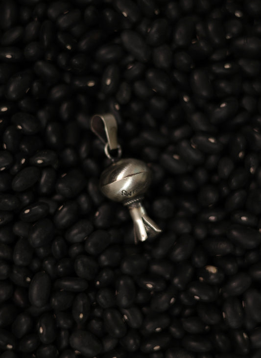 Sterling Silver Squash Blossom Pendant