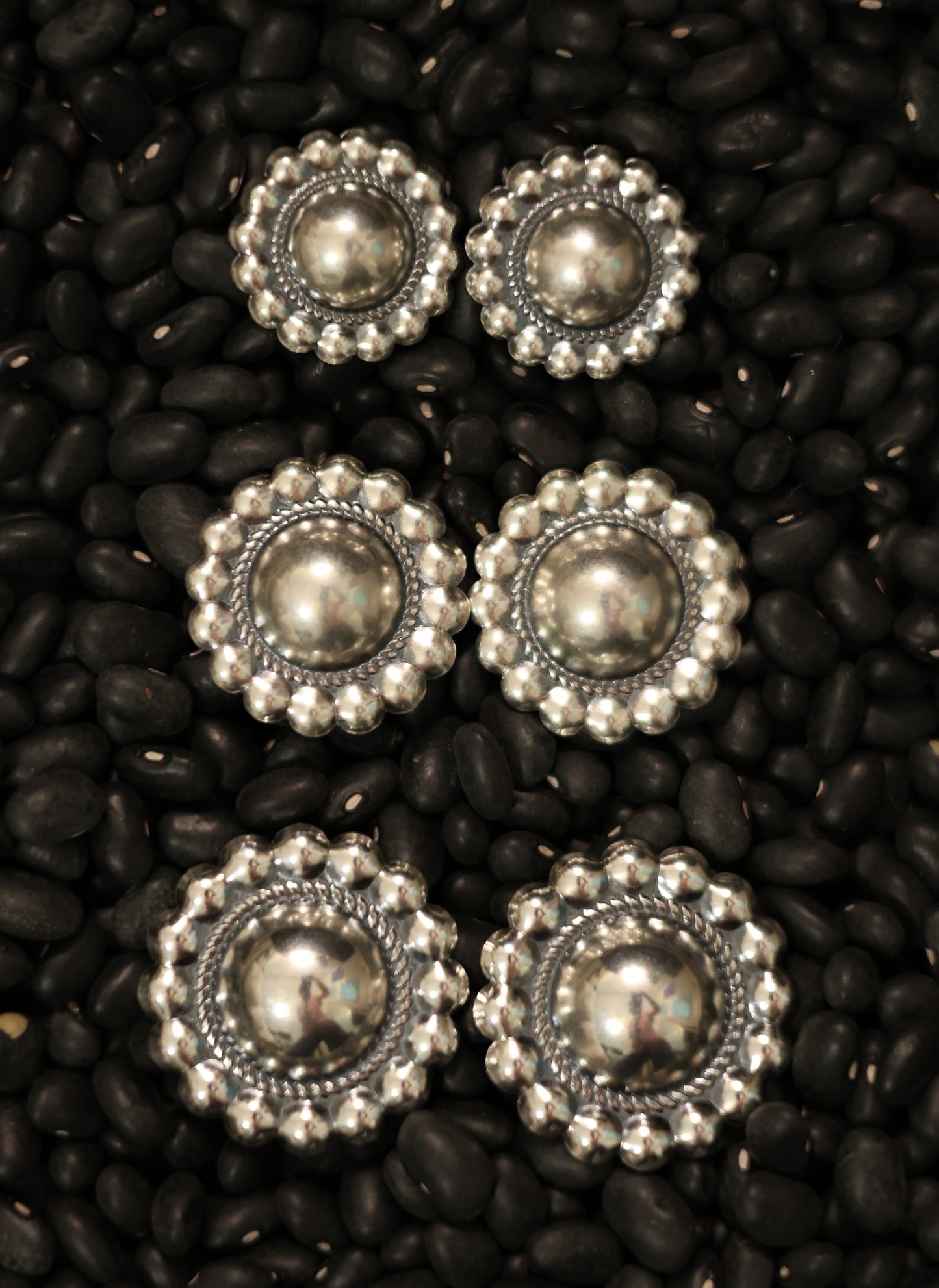 "Classic" Sterling Silver Dome Earrings - Large