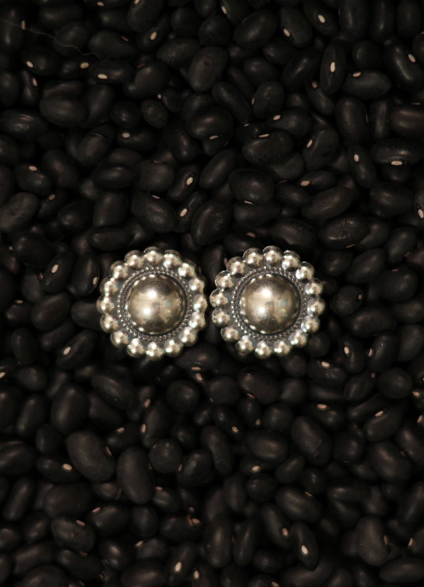 "Classic" Sterling Silver Dome Earrings - Large