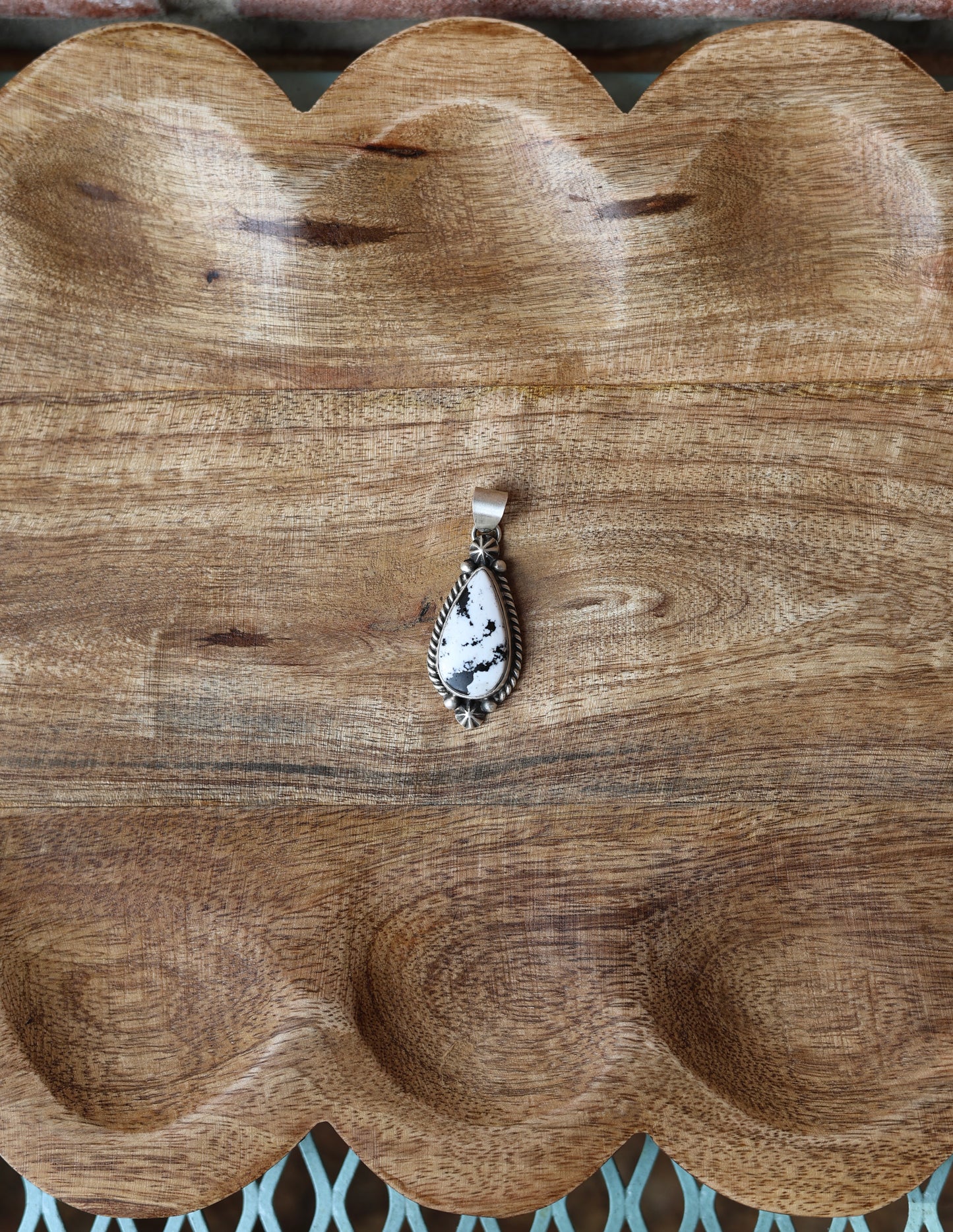 Johnny Dixon White Buffalo Pendant