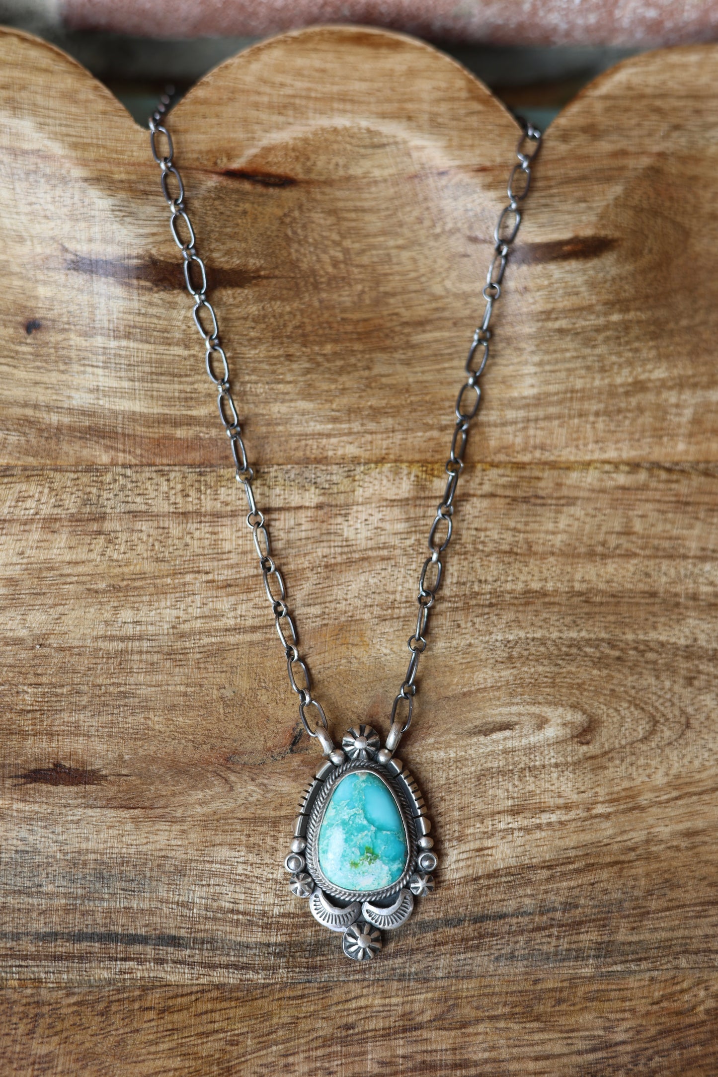 Daniel Benally Sonoran Gold Pendant Necklace