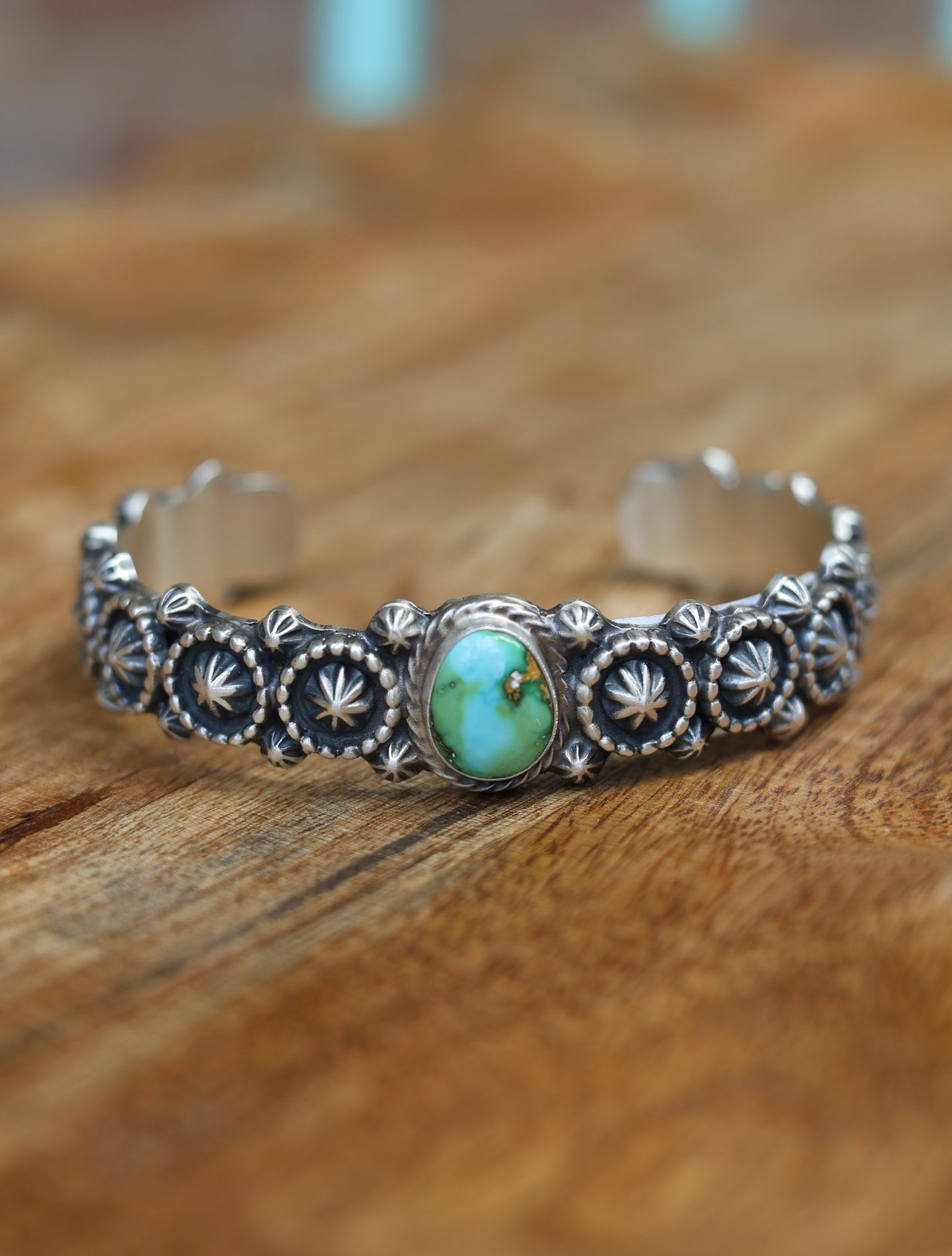 Bobby Platero High Grade SS Sonoran Gold Cuff