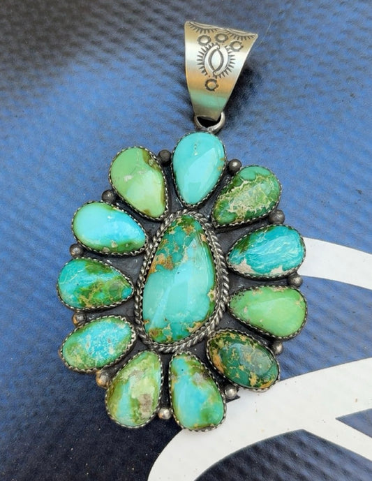 A. Spencer Sonoran Gold Cluster Pendant