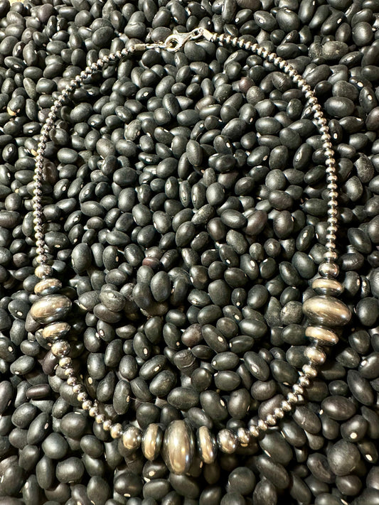 The "Nova" Saucer Navajo Pearl Necklace