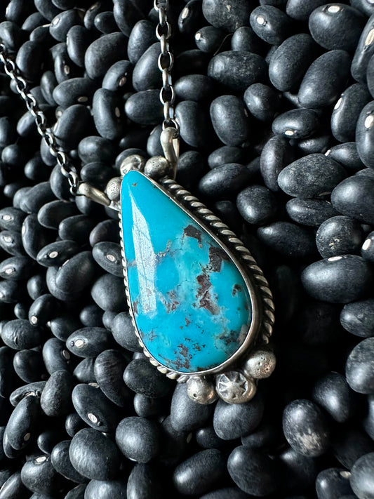 The "Kalani" Turquoise Pendant Necklace