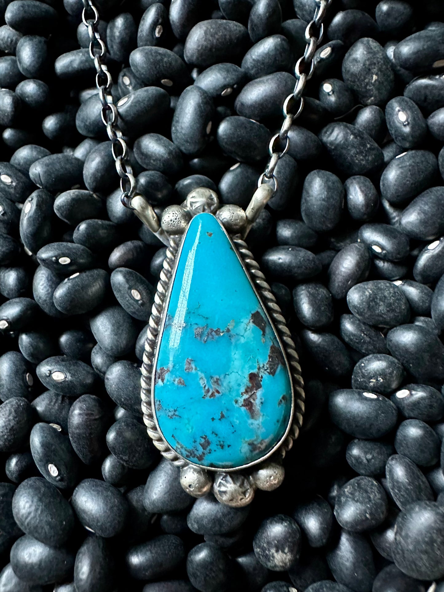 The "Kalani" Turquoise Pendant Necklace