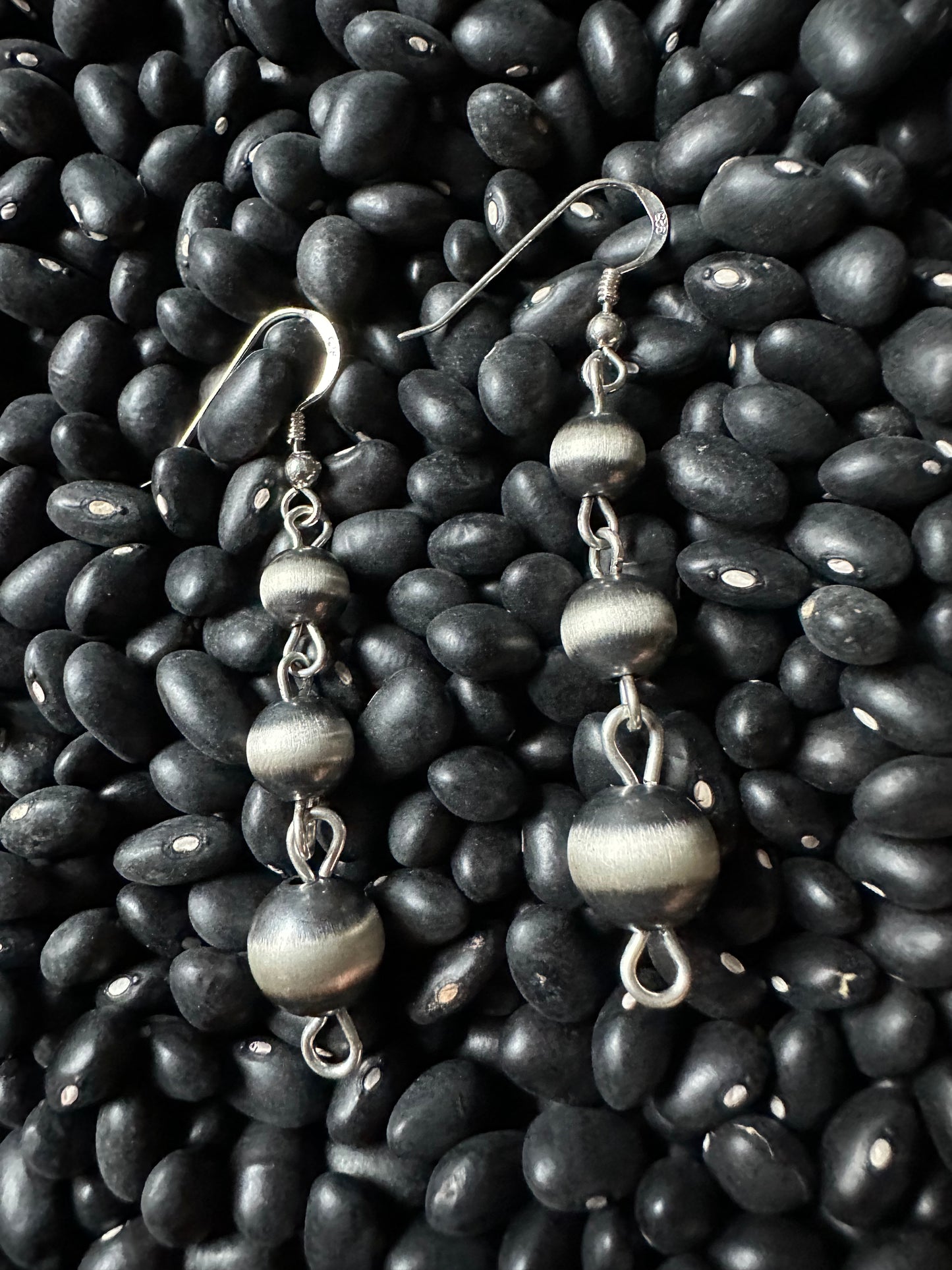 The "Rosie" Rosary Navajo Pearl Earrings