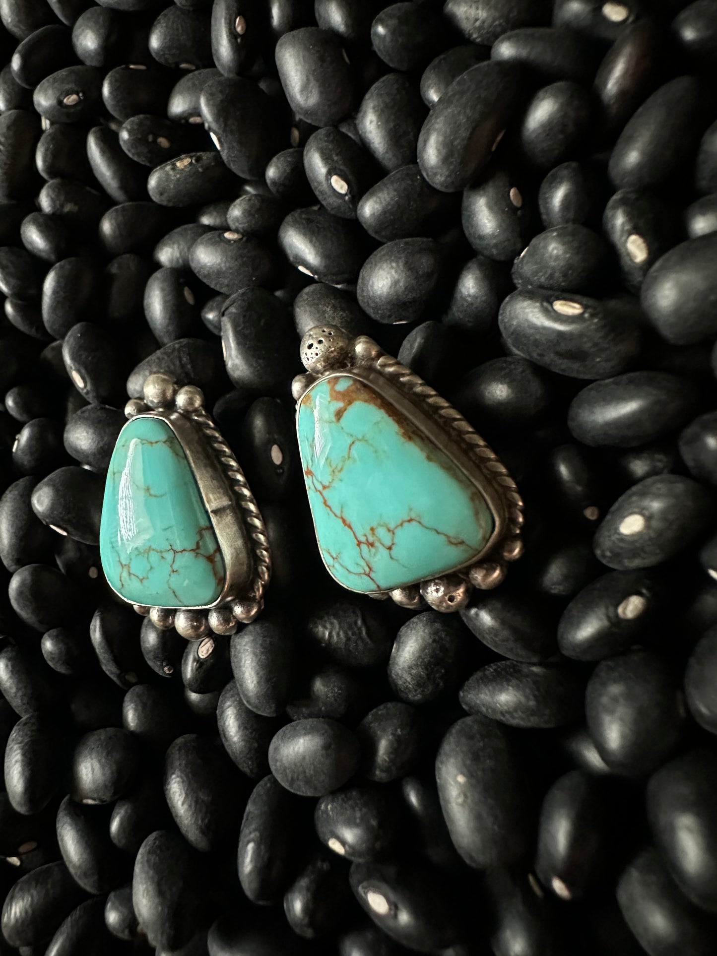 The "Paige" Turquoise Stud Earrings