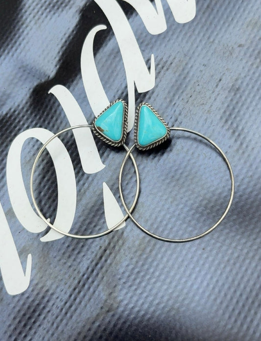 Elouise Kee Kingman Stud Hoop Earrings - Style #1