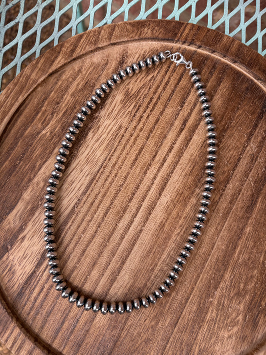 8mm 18" Machine Made Rondelles